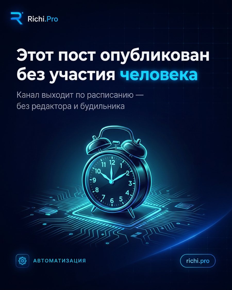 Этот пост опубликован без участия человека