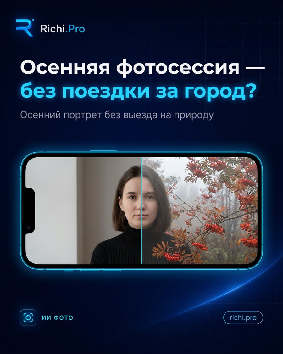 Осенняя фотосессия — без поездки за город?